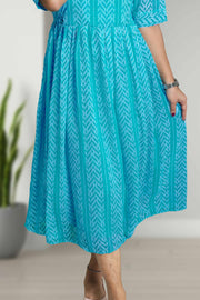 Printed Chiffon Feeding Top