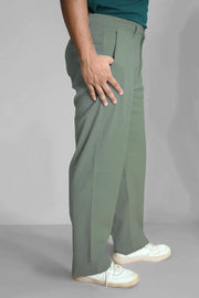 Linen Slub Baggy Pant