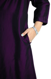 Rangeela Silk Flared Top – Beads & Sequins Work