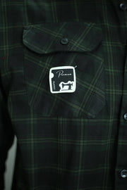 Harbour Men Checked Double Pocket Cotton Casual Shirt