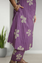 Cotton Co-Ord Set – Floral Print