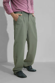 Men's Baggy Stretch Trousers Baggy Fit Lycra