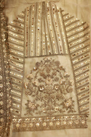 Wedding Lacha – Net with Stone & Thread Work