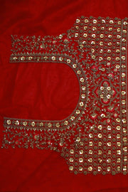 Designer Wedding Lacha – Net with Stone & Sequins Work