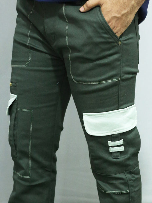 Mens regular fit cargo jogger