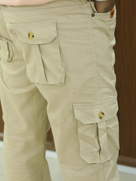 Mens regular fit cargo jogger