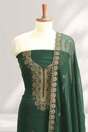 Golden Aura Georgette Churidar Material