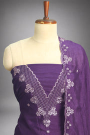 Sequin Elegance Silk Churidar Material