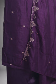 Sequin Elegance Silk Churidar Material