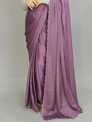 FANCY SATIN GEORGETTE SAREE