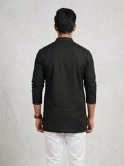 Paul Berg Short Kurta – Thread Work with Button