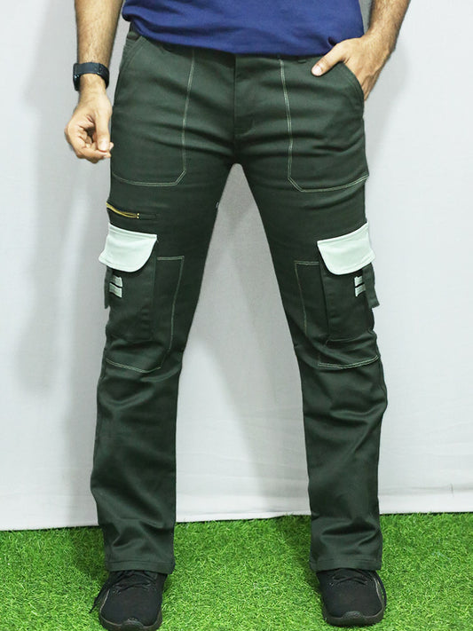 Mens regular fit cargo jogger