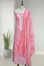 Cotton Churidar Material – Floral Embroidery Thread