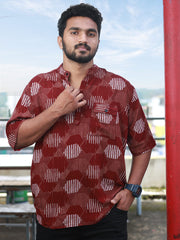 Printed Rayon Casual Kurta ( Casual Shirt Model )