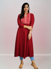 Rayon Flare Kurti- Flash sale offer