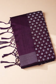 Fancy Saree with Embroidery Thread Work
