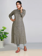 Women's Cotton Printed Flair Kurti - 429/-