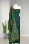 Silk Churidar Material with Button Design