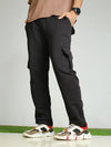 HOG & FOG Ultimate Comfort: Men's Cargo Jogger, Premium Stitching in Popcorn Fabric - Just 559/- [ CARGO JOGGER ]