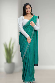 Chiffon Fancy Saree with Stone Work