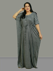 🌙 Elegant Rayon Kaftan Nighty – ₹652