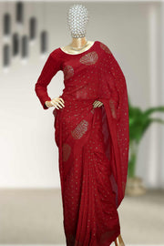 Fancy Saree-Stylish Butta Work