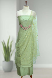 Silk Churidar Material