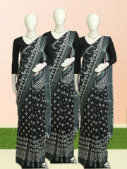 Indigo Dresscode Saree (Black) - Batik Design - ₹608