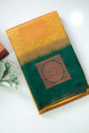 Palla Silk Saree with Golden Body & Emboss Work