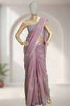 Cotton Silk Saree with Golden Butta & Thread Work
