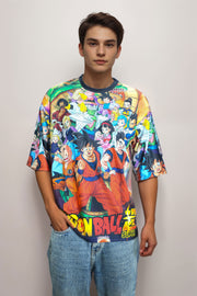 Oversized Jersey – Cartoon Digital Print