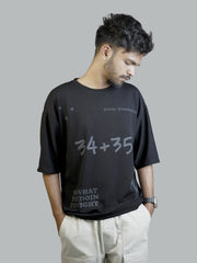 HOG & FOG Round Neck Five-Sleeve T-Shirt