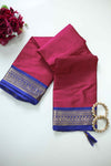 Soft Silk Saree with Golden Border
