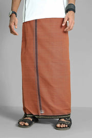 Flowers Kavi – Black Kara Thread Border