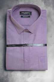 Pan America Men’s Solid Formal Shirt