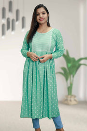 Stylish Flared Rayon Kurtis – Elegant Everyday Charm