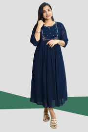 Elegant Flared Georgette Top
