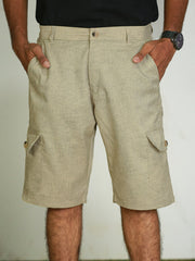 Smart Fit Cotton Cargo Shorts - Just ₹389/-