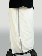 WHITE DHOTHI