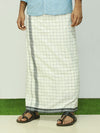 Vibrant Checkered Cotton Dhoti - Just ₹159!