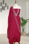 Silk Churidar Material-Embroidery Thread