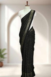 Fancy Saree – Golden Print