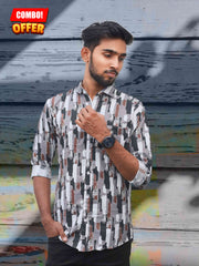 Combo Offer: Full-Sleeve Casual Shirts in Cotton Blend - ₹498