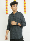 Casual Printed Shirt - Satin Cotton, Full Sleeve 428/-