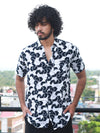 Men Regular Fit Rayon Printed Half Sleeve Casual Shirt