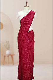 Fancy Vichithra Saree – Golden Glitter Full Body Work