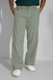 Linen Slub Baggy Pant