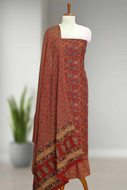 Cotton Churidar Material-Kalamkari Print