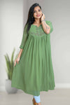 Georgette Flared Top - Stone Work