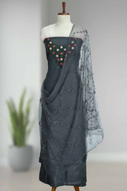 Silk Churidar Material